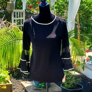 Formal, Dress top, lined with rhinestones. Never worn. Stretch material.